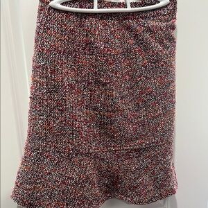 Loft Multicolor Patterned Skirt
